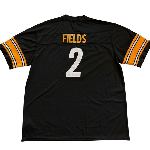Pittsburg Steelers Justin Fields #2 Football Jersey Mens Sz 3XL Black Unbranded - Picture 1 of 8